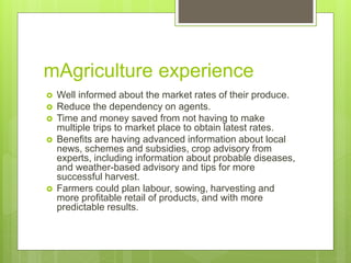 ICT in Agriculture for National ICT R&D Fund-MoIT | PPTX