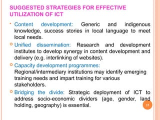 ICT in Dairy Knowledge Management - ICT in Dairying | PPT