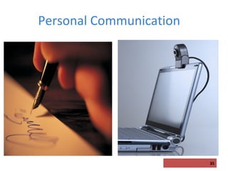 Personal Communication

35

 