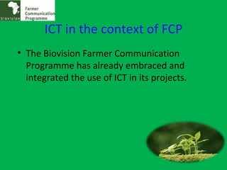 Role of ICT in agriculture | PPT