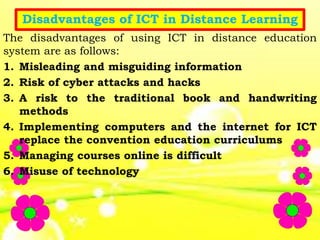Information and Communication Technology in Distance Learning.pptx
