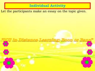 Information and Communication Technology in Distance Learning.pptx