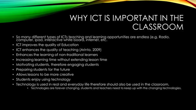 Ict in education | PPT