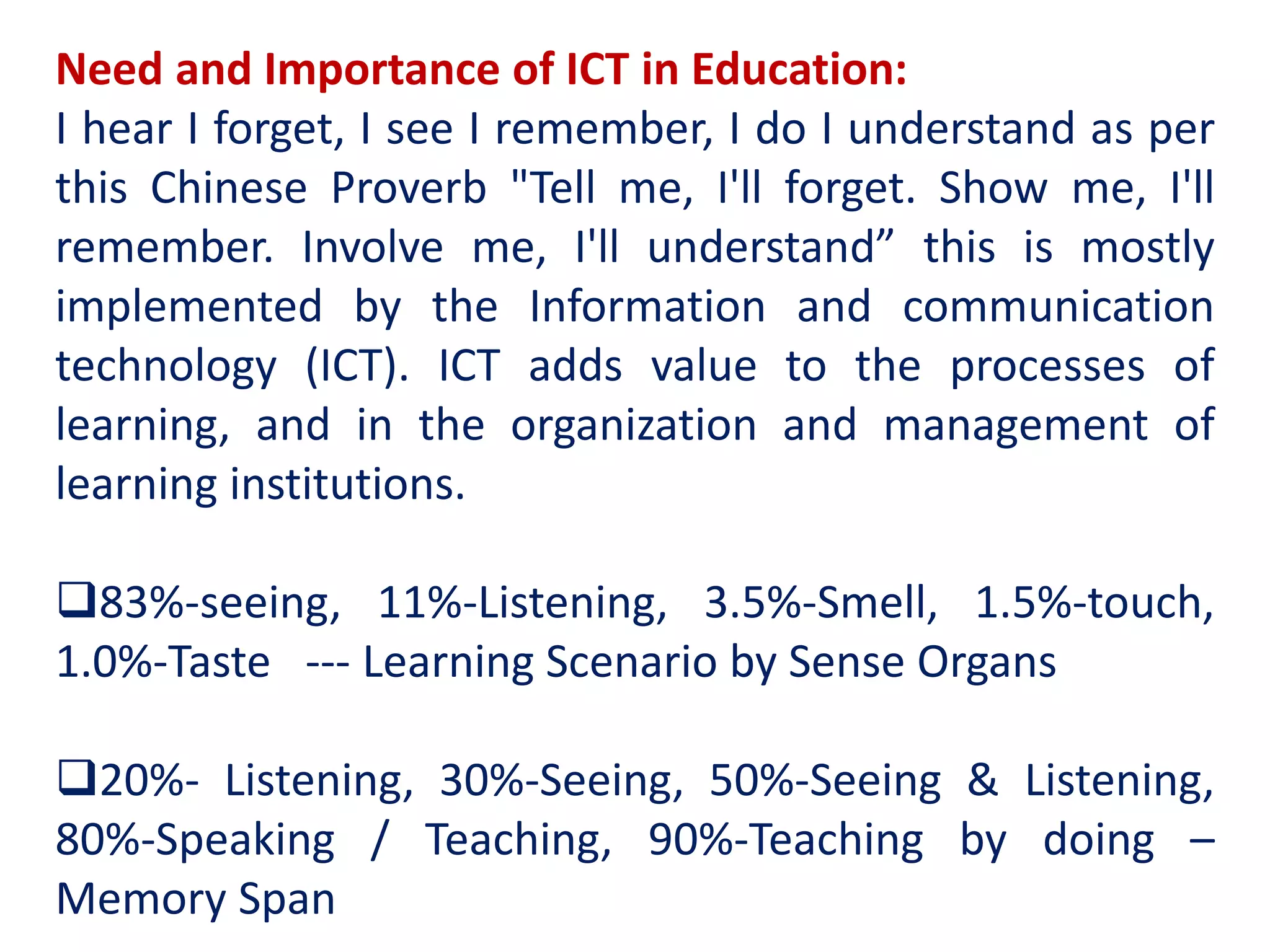 ICT in Education | PPT