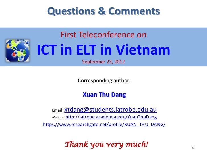 ICT tools and English Language Teaching