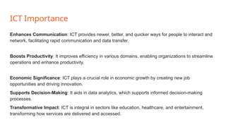 Understanding ICT: Importance, Impact, and Personal Passion for ...