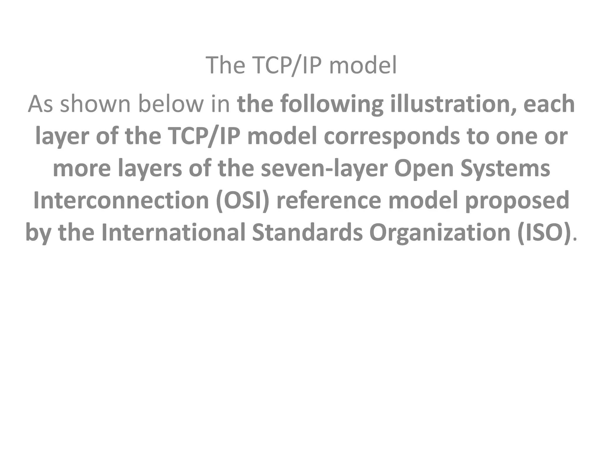 Ictinfraosi7 layers tcpipmodel2016e | PPT