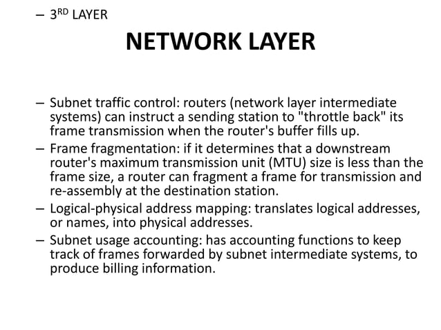 Ictinfraosi7 layers tcpipmodel2016e | PPT