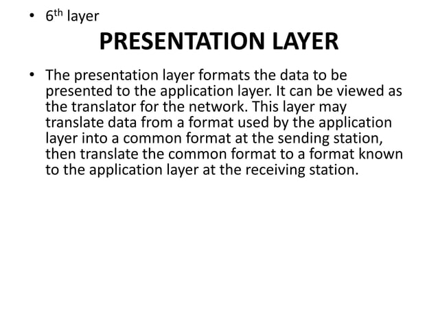 Ictinfraosi7 layers tcpipmodel2016e | PPT