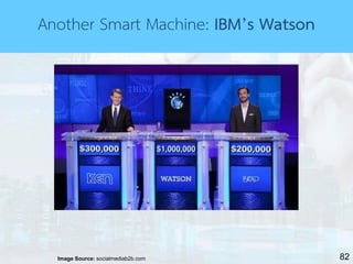 82Image Source: socialmediab2b.com
Another Smart Machine: IBM’s Watson
 