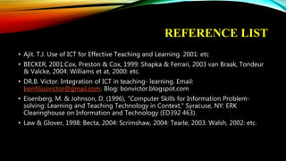 Ict integration by 216019875 | PPTX