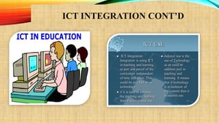 Ict Infracon Ict integration by 216019875 | PPT