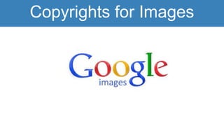 Copyrights for Images
 