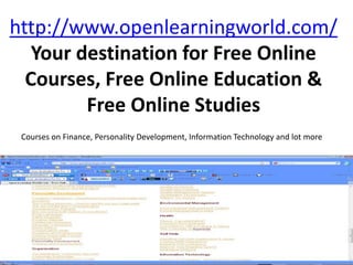 Free Education Recourses