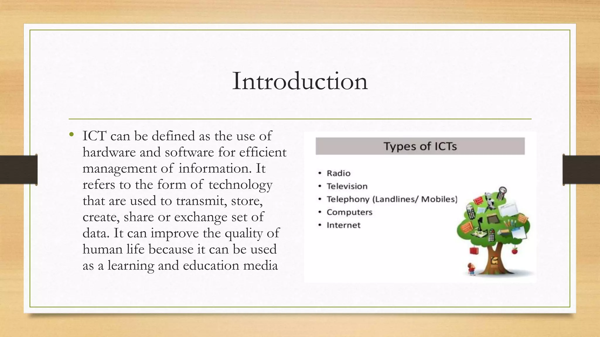Introduction To ICT | PPT