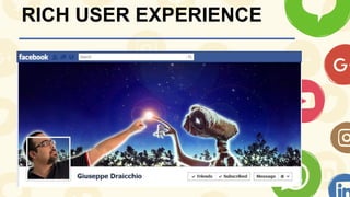 RICH USER EXPERIENCE
 