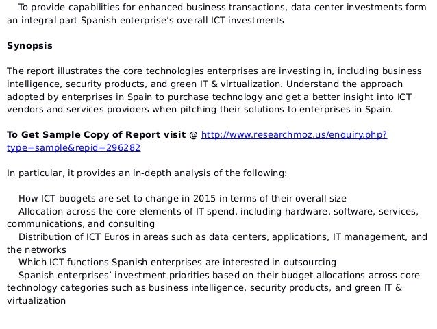 Spending Pattern In Spanish | ict investment trends in spain enterprise ict spending Spending Pattern In Spanish | ict investment trends in spain enterprise ict spending
