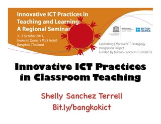 Innovative ICT Practices in Classroom Teaching