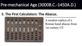 Information and Communication Technology L2 HIstorical Development of ...