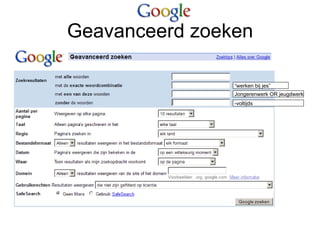 Geavanceerd zoeken

                “werken bij jes”
                Jongerenwerk OR jeugdwerk
                -voltijds
 