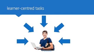 learner-centred tasks
From: https://goo.gl/eQi45d
 