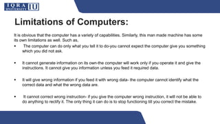 ICTlecture1 for 1st Semester Students of BS(CS) | PDF