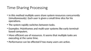 Comprehensive Overview of Computer Input and Processing Methods for ...