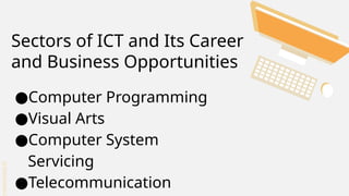 ICT LESSON 1 (ICT Sectors and Business Opportunities).pptx