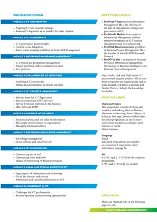 Brochure Ict management | PDF