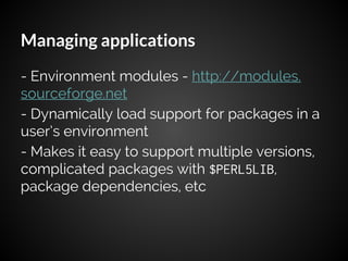 Research computing at ILRI