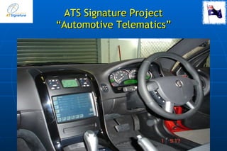 ATS Signature Project “Automotive Telematics” 