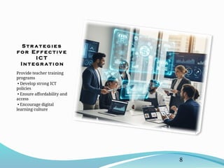 Information and communication technology, role in education | PPTX