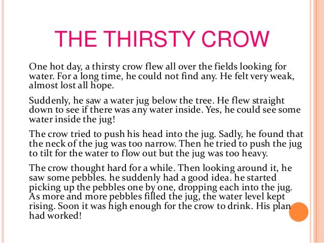 Sentence on crow picture