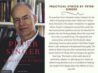 On questions from individual carbon footprint to the
ethics of buying luxuries when others can’t afford
food, this book is...