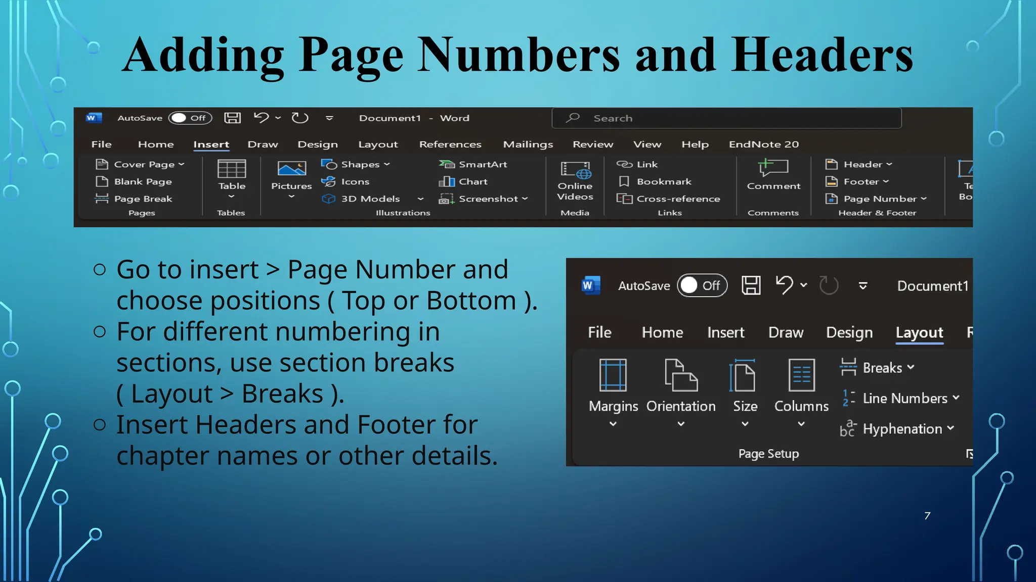 Writer Using Ms Word Images thesis writing using Microsoft word presentation | PPTX