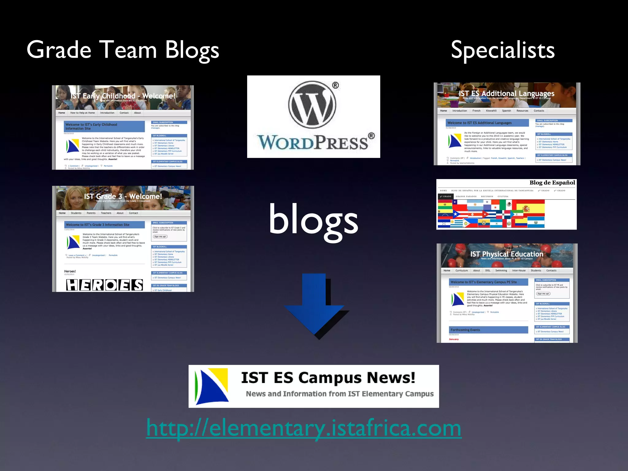 blogs Specialists Grade Team Blogs http://elementary.istafrica.com 