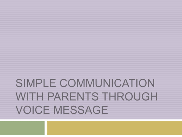 Ict powerpoint voice message | PPT