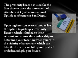 Qualcomm's Proximity Beacon