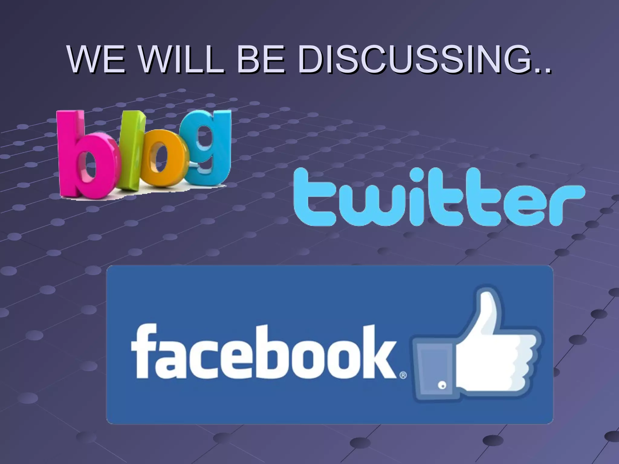 WE WILL BE DISCUSSING..WE WILL BE DISCUSSING..
 