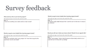 Survey feedback
 