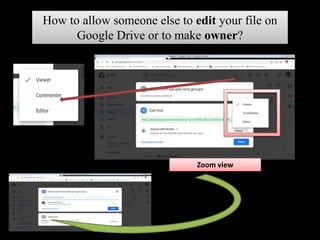 ICT presentation on Google Drive | PPTX