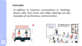 Synchronous and Asynchronous communication | PPTX