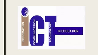 Role of ICT in Modern Education | PPT