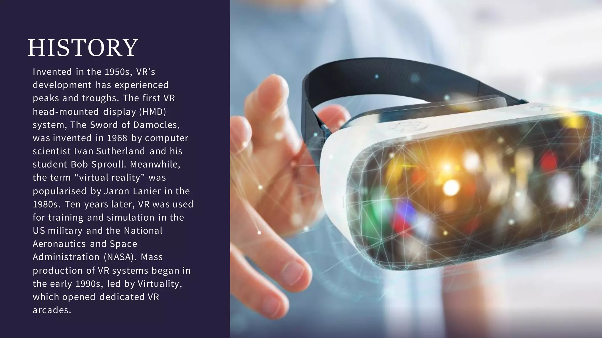 presentation on virtual reality | PDF