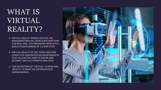 presentation on virtual reality | PDF