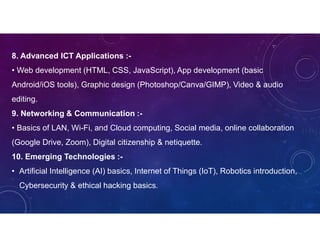 Communication Application Ict ICT information and communication technology | PDF