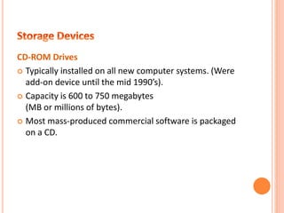 ICT, Basic of Computer, Hardware, Various parts of computer hardware ...