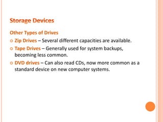 ICT, Basic of Computer, Hardware, Various parts of computer hardware ...