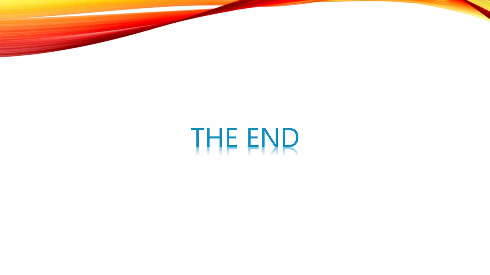 THE END
 