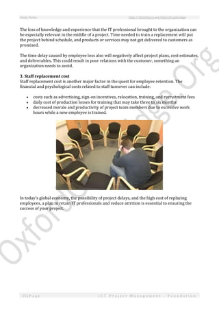 ICT Project Management - Study Notes | PDF